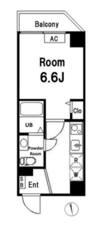 Ｍｏｄｅｒｎ　Ｒｅｓｉｄｅｎｃｅ　新宿御苑の物件間取画像